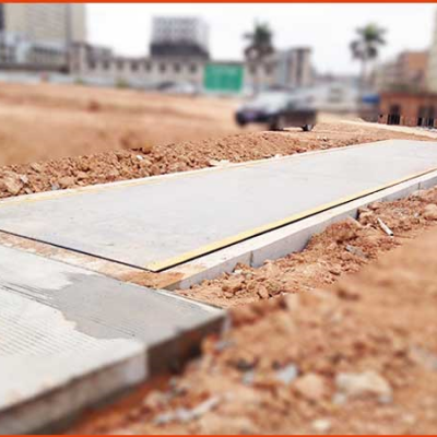浙江八永公路工程有限公司地磅项目施工案例--2018年6月15日